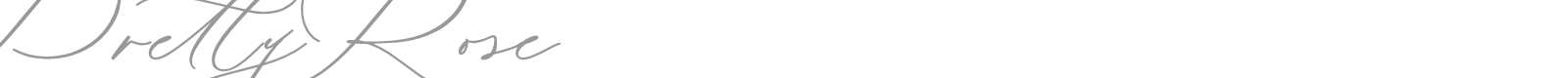 Pretty Rose font preview